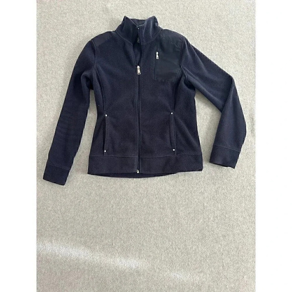 Lauren Active Ralph Lauren blue fleece  jacket womens size small - Picture 1 of 3